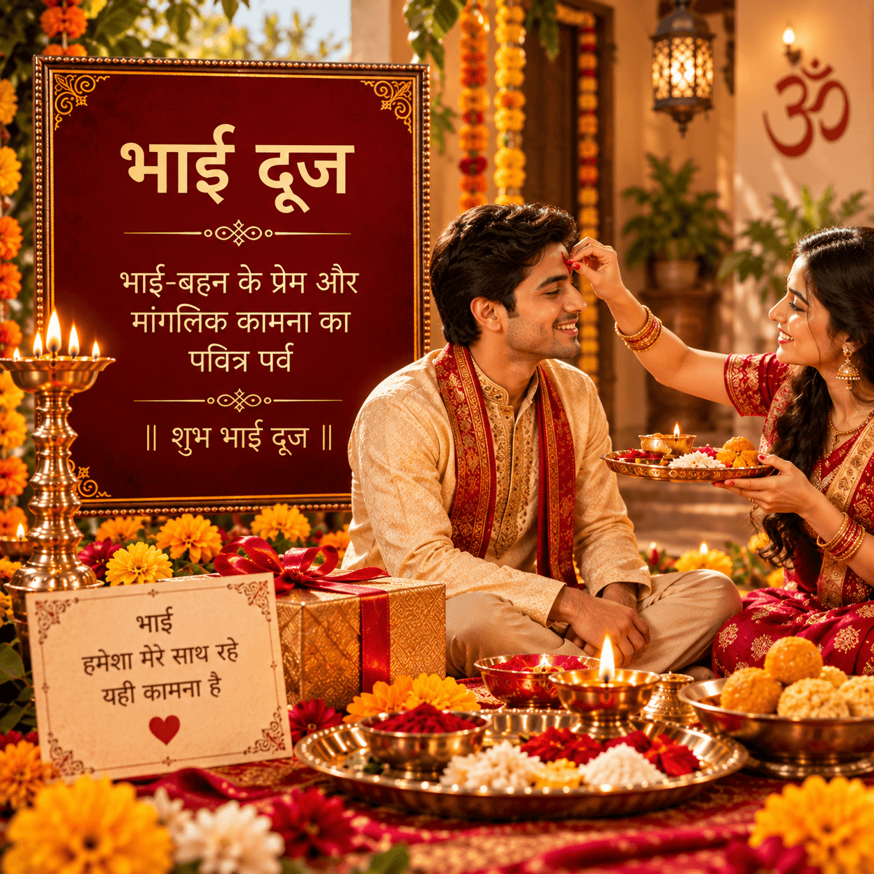 भाई दूज (यम द्वितीया)